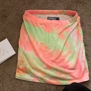 Capsule Women's Tie-Dye Mini Skirt